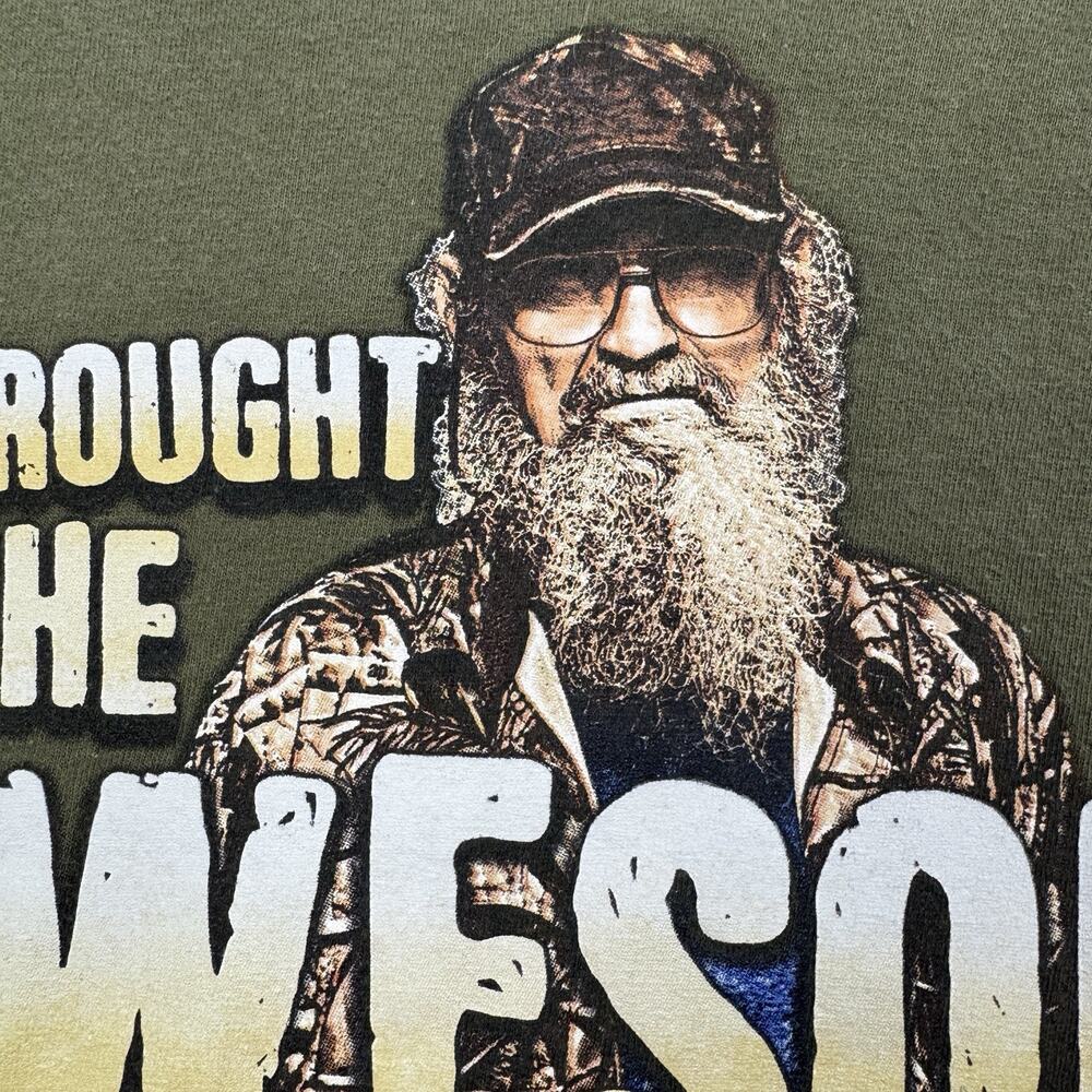 Duck Dynasty Alstyle Apparel Green TShirt Sz L "I Brought the Awesome Jack!" - Picture 2 of 14